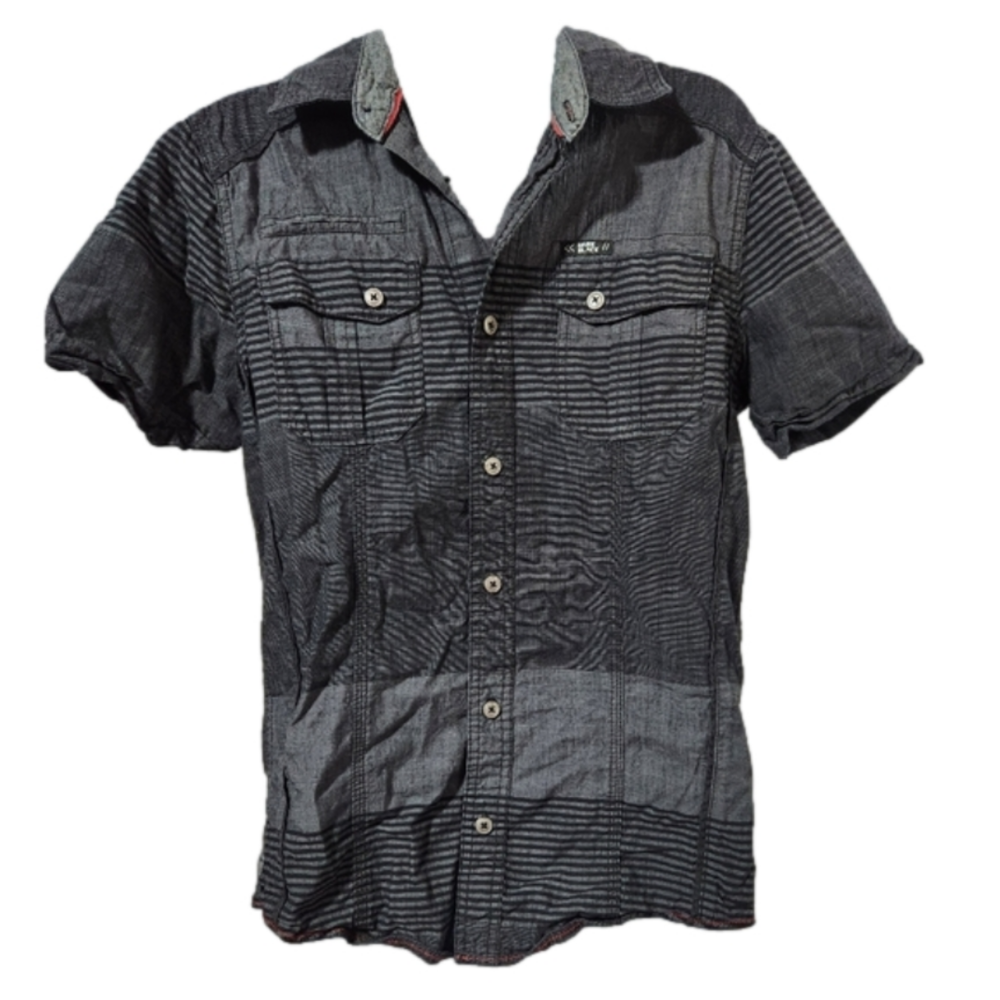 Dark Black button up shirt
